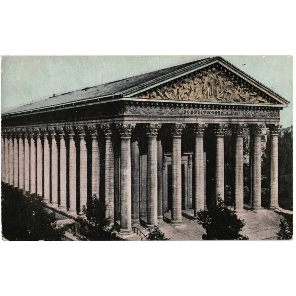 The Church of La Madeleine Paris Postcard